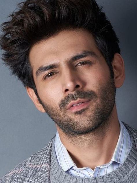 Sketch Of Kartik Aaryan, Kartik Aaryan Pencil Sketch, Bollywood Actor Picture, Indian Actors Men, Rajnish Sketch Art, Indian Celebrity Portraits, Crew Cut Hair, Hyperrealistic Drawing, Old Man Face