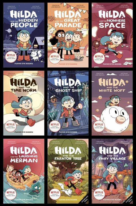 Hilda Wallpaper, Hilda Art, Hilda Fanart, Cool Wallpapers Cartoon, Good Cartoons, Anime Reccomendations, Cartoon Shows, Gravity Falls, Book Cover Design