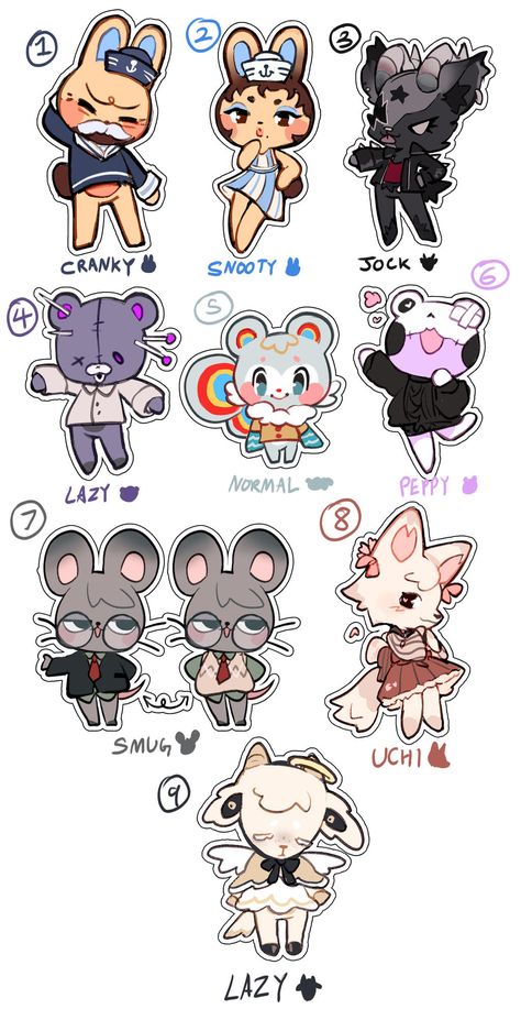 Animal Crossing Villagers Design, Animal Crossing Cats, Animal Crossing Funny, Animal Crossing Fan Art, Animal Crossing Characters, Animal Crossing Villagers, Animal Crossing Game, Wow Art, Arte Animal