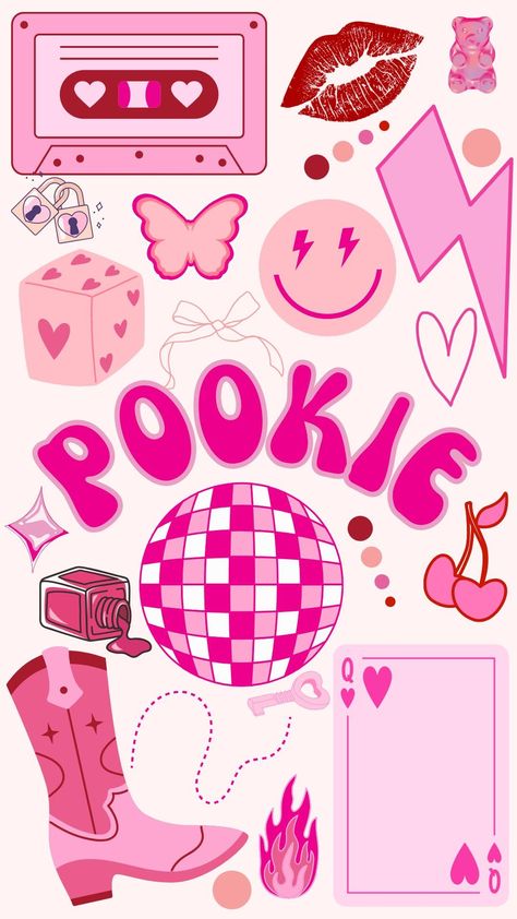 This is such a fun downloaded item! You can print it or use it as a wallpaper! Things To Download On Your Phone, Pookie Wallpapers, Slay Background, Preppy Iphone Wallpaper, Preppy Pink Wallpaper, Preppy Backgrounds, Motif Aesthetic, Girly Illustration, Preppy Pics