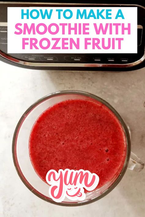 Chill out with our Frozen Fruit Smoothie recipe! Beat the heat and satisfy your cravings with homemade blends that combine the sweetness of frozen fruit with the freshness of your favourite ingredients. Smoothie Using Frozen Fruit, Smoothies With Frozen Fruit, Frozen Fruit Smoothie Recipes, Fruit Smoothie Recipe, Frozen Fruit Smoothie, Nutrient Dense Smoothie, Fruit Blender, Smoothie Makers, Frozen Fruits