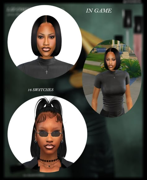 [LIZTHACREATOR] 90'S HAIR X MAKEUP COLLECTION DOWNLOAD Sims 4 Cc 90s Hair, Sims 4 90s Hair, Sims 4 Cc Hair Short, Sims 4 Mac, X Makeup, Sims 4 Cc Eyes, Sims 4 Black Hair, Sims 4 Cas Mods, Mod Hair