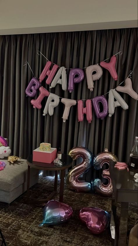 Birthday Cake 23 Years, Happy Birthday Turtle, 23rd Birthday Decorations, Bratz Birthday, Birthday Setup, Modern Birthday Cakes, 23 Birthday, Happy Birthday Black, Happy 23rd Birthday