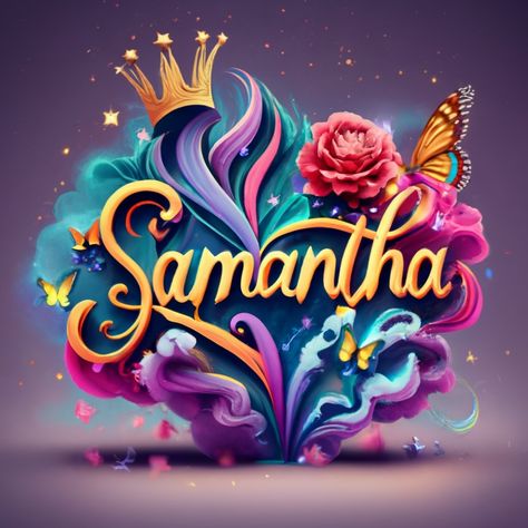 Ideogram Name Abram, Happy Birthday Samantha, Aastha Name Wallpaper, Samantha Name Wallpaper, Mariam Name Wallpaper, Samantha Name, Birthday Wishes For A Friend Messages, Happy Birthday Sam, Thunder And Lightning