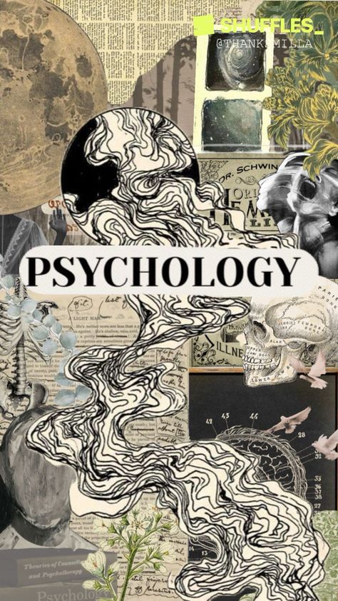 Psychology Wallpaper, Psychology Posters, Dream Psychology, Psychology University, Psychology Careers, College Notebook, Art Psychology, Psychology Studies, Creative School Project Ideas