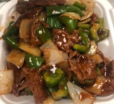 (20+) Facebook Pepper Steak With Onions, Beef Top Sirloin Steak, Chinese Pepper Steak Recipe, Pepper Steak And Onions, Steak With Onions, Chinese Meals, Casserole Ideas, Chinese Pepper Steak, Pepper Steak Recipe