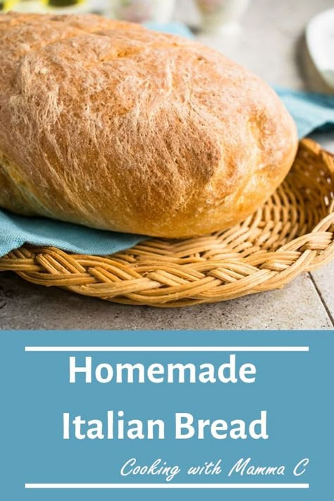 Homemade Italian Bread, Italian Bread Recipe, Cream Bread Recipe, Bread Italian, Soft Bread Recipe, Rustic Italian Bread, Italian Bread Recipes, Pizza Bread Recipe, Cream Bread