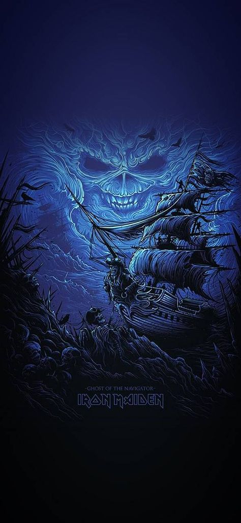 Iron Maiden Phone Wallpaper, Iron Maiden Wallpapers Iphone, Rock Metal Wallpaper, Heavy Metal Wallpaper, Megadeth Wallpapers, Iron Maiden Wallpapers, Iron Maiden Art, Maiden Painting, Iron Maiden Cover