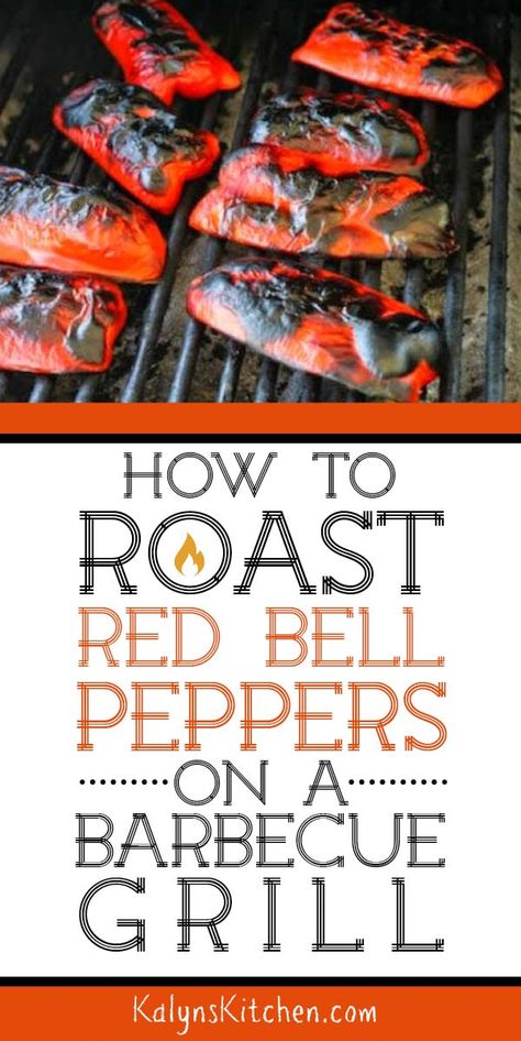 Peppers On The Grill, Roast Red Peppers, Roasted Red Peppers Recipes, Ww Soup, Stuffed Bell Peppers Chicken, Bell Pepper Soup, Red Pepper Recipes, Bell Pepper Salad, Chicken Fajita Casserole