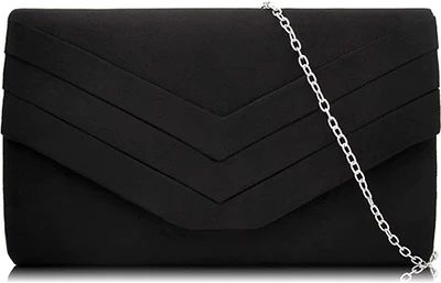 60 Popular Things You Won't Believe Are Under $40 On Amazon Clutch Purse Black, Velvet Clutch, Suede Clutch, Wedding Purse, Wedding Clutch, Evening Handbag, Black Clutch, Evening Purse, Bags Aesthetic