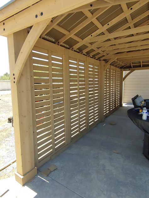 How to install two Yardistry 12' Gazebo Privacy Walls on a 12x24' Gazebo Louvered Walls Outdoor, Gazebo Privacy Ideas, Gazebo Wall Ideas, Gazebo Privacy Wall, Cabana Ideas Backyard, Costco Gazebo, Privacy Wall Outdoor, Privacy Wall On Deck, Pool Cabana Ideas