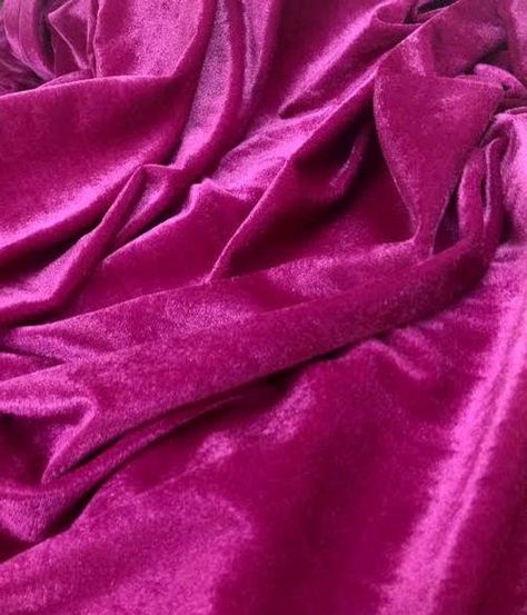 Fuchsia Pink Velvet Fabric, Bright Pink Velvet Fabric By The Yard Magenta Aesthetic, Estilo Kitsch, Velvet Decor, Dark Magenta, Summer Color Palette, Color Palette Bright, 60s Retro, Des Roses, Color Lila