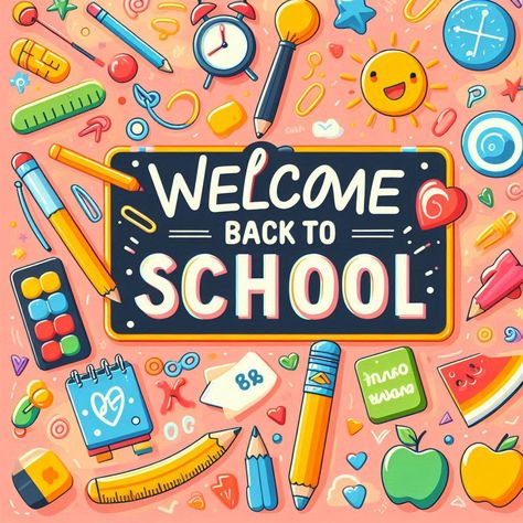 #back to school   #school   #students   #viva Welcome Back To School, School School, School Students, Welcome Back, Banners, Back To School, Quick Saves