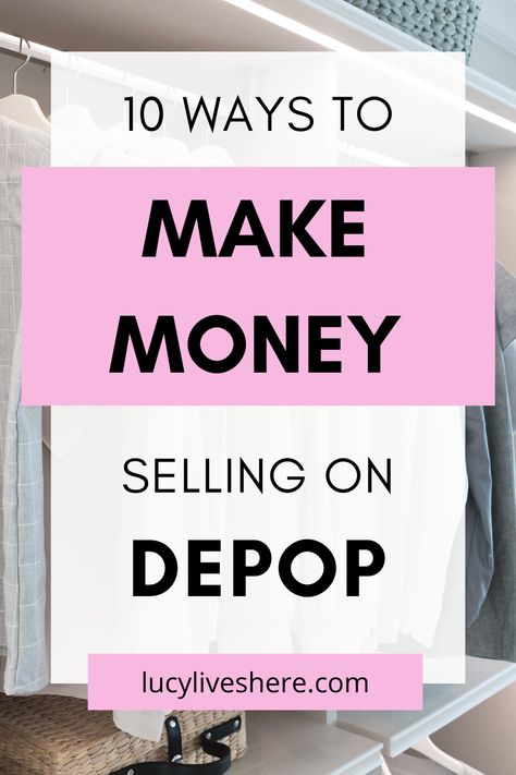 How can you make more money selling your clothes secondhand? Read my comprehensive guide on selling your clothes online and start making real money! It could be the start of a whole new side hustle... #depop #makemoney #sidejob Sell On Depop, How To Sell Clothes, Habits Of Successful People, Making Extra Cash, Money Today, Real Money, Old Clothes, Selling Clothes, Extra Cash