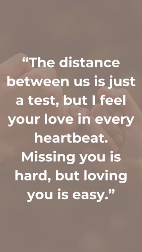 Being away from your significant other can be challenging. If you're missing him, we've got you covered with a collection of more than 70 heartwarming "I miss you" messages to make him feel special and loved. Let your words ignite the fire in his heart even from a distance. Missing Notes For Him, Missing My Man Long Distance, Missing Love Quotes, I Miss You Boyfriend Quotes, Quotes Miss You, Missing Quotes For Him Long Distance, Love Missing Quotes For Him, When Your Missing Him, I Miss You Quotes For Him Long Distance