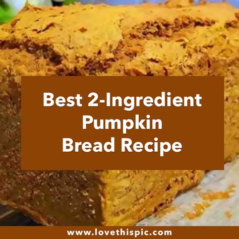 Best 2-Ingredient Pumpkin Bread Recipe 2 Ingredient Pumpkin Bread, Perfect Chicken Breast, Eclair Cake Recipes, Chocolate Eclair Cake, Eclair Cake, Chocolate Eclair, Pumpkin Bread Recipe, Autumn Look, 2 Ingredient