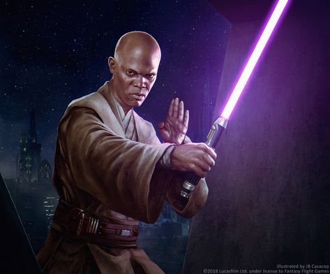 ArtStation - Mace Windu's Lightsaber, JB Casacop Mace Windu Lightsaber, Purple Lightsaber, Star Wars Canon, Mace Windu, Star Wars Background, Star Wars Character, Cuadros Star Wars, Jedi Knight, Jedi Master