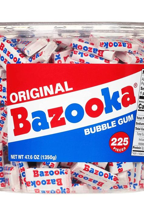 Candy Store Display, Bazooka Bubble Gum, Old Fashioned Candy, Trick Or Treaters, Chewing Gum, Candy Store, Trick Or Treater, Halloween Parties, Bubble Gum