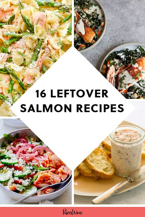 16 Leftover Salmon Recipes for Busy Weeknights #purewow #fish #food #recipe #fast #healthy #easy #ingredient #dinner #cooking #seafood Cooked Salmon Recipes, Leftover Salmon Recipes, Salmon Recipes Baked Healthy, Recipes Salmon, Leftover Salmon, Salmon Fillet, Healthy Salmon, Salmon Dinner, Baked Salmon Recipes