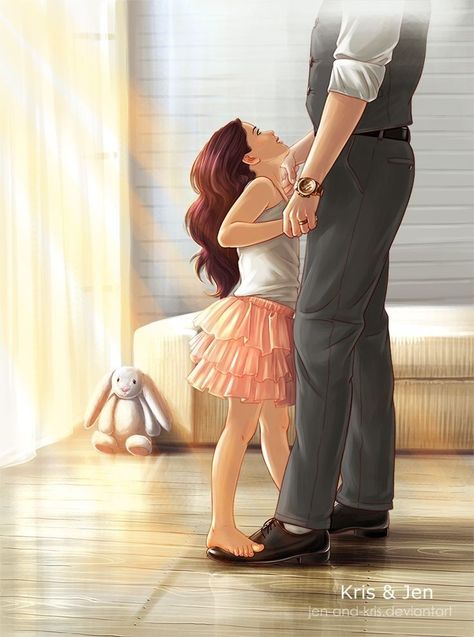 Father Daughter Photos, Father And Girl, Mother Daughter Art, Father And Daughter Love, Father Art, Mother Art, Girly Drawings, Mom Art, Dad Daughter