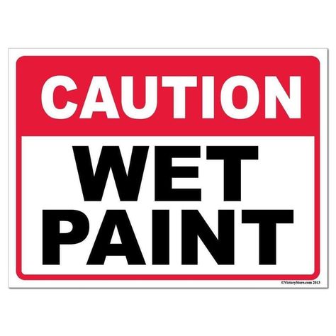 wet paint sticker Construction Signs Printable, Corrugated Plastic Signs, Construction Signs, Plastic Signs, Quick Quotes, Pantry Labels, Corrugated Plastic, Paint Print, For Sale Sign