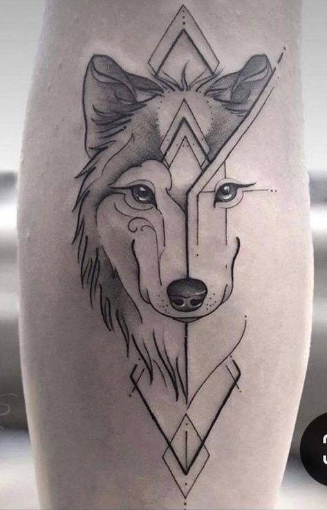 Boho Wolf Tattoo, Wolf Face Tattoo, Ink Therapy, Wolf Face, Wolf Tattoo Design, Cool Small Tattoos, Wolf Tattoos, Wolf Tattoo, Simplistic Tattoos