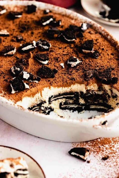 Oreo Tiramisu Oreo Tiramisu, Traditional Tiramisu, 5 Cake, Sauce Bolognaise, Oreo Recipes, Tiramisu Cake, Chocolate Sandwich, Chocolate Sandwich Cookies, Sandwich Cookies