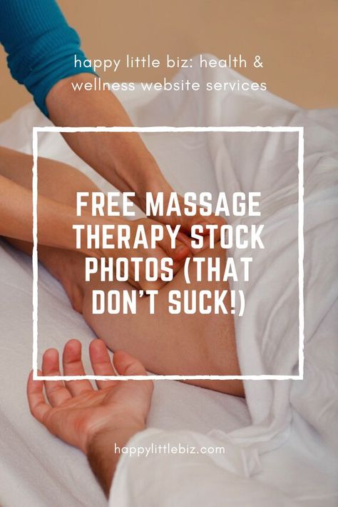 Does free stock photography for health and wellness businesses (like massage therapists) really exist? Can you find stuff that isn't cheesy or poorly posed? Yes! This post links you to some of my favourite resources for FREE stock photos for your website, social media or Pinterest. #massagetherapy #healthcare #massagewebsite #websitetips Therapy Website Design, Therapist Website, Massage Therapy Quotes, Massage Images, Massage Marketing, Therapy Business, Therapy Website, Massage Therapy Business, Massage Clinic