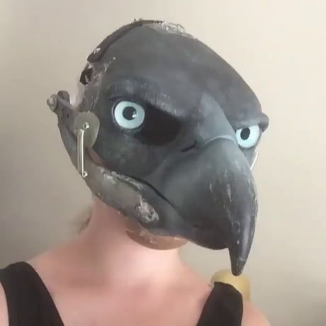 Eagle Mask, Bird Puppet, Raven Mask, Armadura Cosplay, Bird Mask, Fursuit Head, Bird Masks, Head Mask, Cool Masks