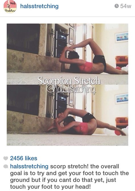 Scorpion Stretches Flexibility, Scorpion Flexibility, Scorpion Stretches, Skating Tips, Yoga Inspo, Gymnastics Photos, Color Guard, Flexibility Workout, Gymnast