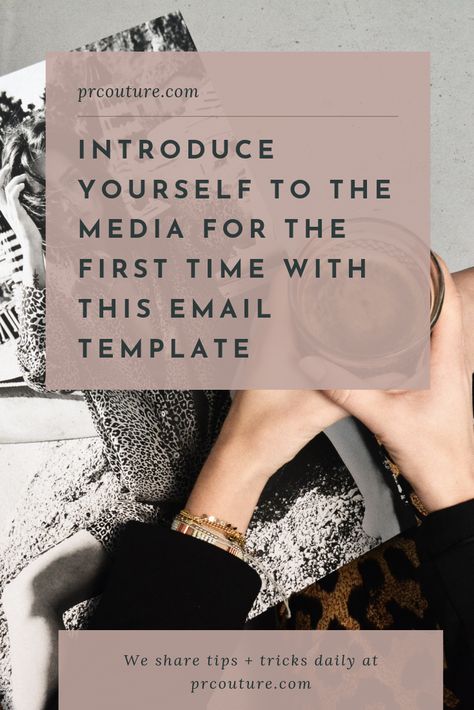 Want to introduce yourself to press for the first time? If you're looking for pr tips, you should click through and download this pr email template! Email Hack, Introduce Yourself, Self Growth, Email List Building, Pr Agency, Building Tips, Social Media Marketing Business, Email Template, Instagram Blog