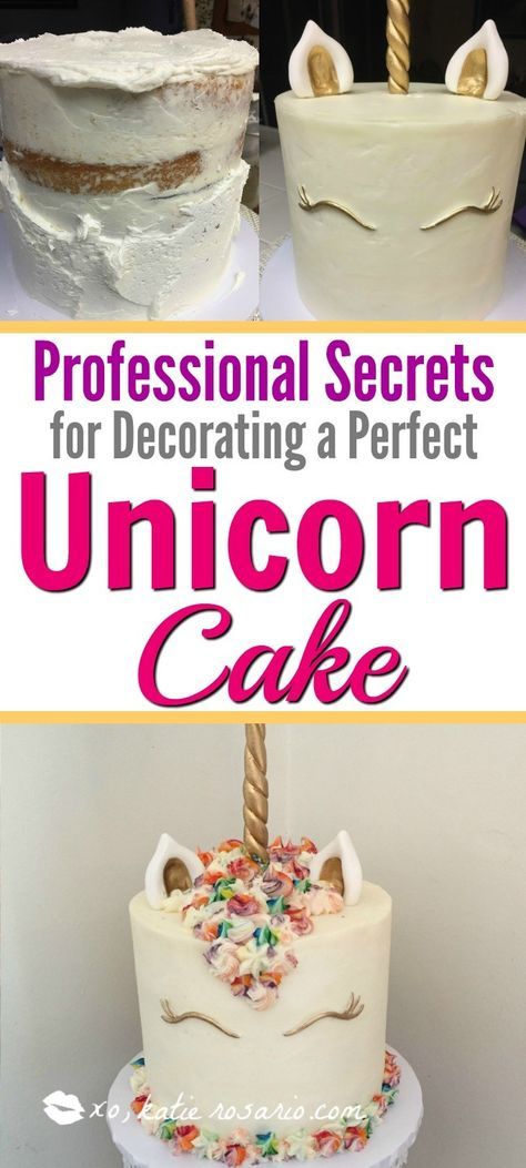 How to make a magical unicorn cake easy step by step guide. How to Make a Magical Unicorn Cake: I love unicorn cakes! Omg! There is so much you can do with them! Like all the different colors in the hair! Love it! I cant believe its a cake! Must try for sure! Saving for later! How To Make A Unicorn Cake, Easy Unicorn Cake, Cake Unicorn, Savory Cakes, Cake Decorating For Beginners, Unicorn Birthday Cake, Kid Parties, Unicorn Cake, Diy Cake