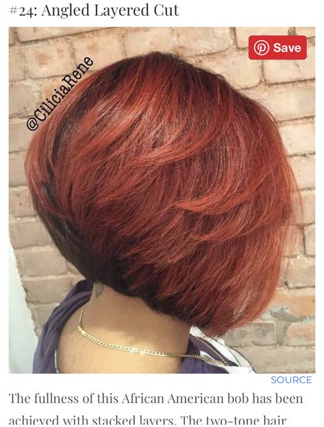 Red Bob Hair, Black Bob Hairstyles, Wedge Haircut, Red Bob, Wedge Hairstyles, Pelo Afro, Girl Haircuts, Medium Hair Cuts, Short Bob Hairstyles