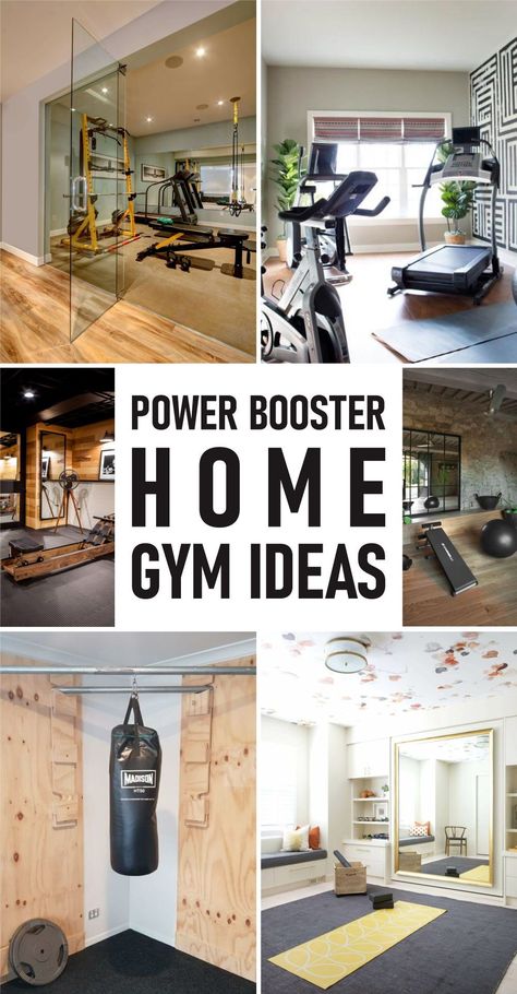 For those of you who like to do sport in your home, maybe having a home gym is your dream. If you want to have one in your home, there are some home gym ideas that you can choose from. #homegymideas #homegymdesigns #homedecorideas Home Gym Interior Design Ideas, Gym Office Combo Work Spaces, Rustic Home Gym, Gym Decorating Ideas, Gym At Home Ideas, Home Gym Bedroom, Home Gym Design Luxury, Basement Workout Room, Home Gym Layout