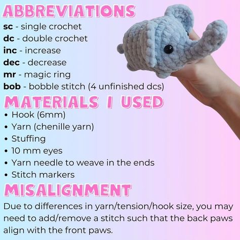 Pattern and design by @rosalie_toys 🌷 When publishing your works, please indicate the designer of the pattern | Instagram Crochet Patterns Easy, Easy Amigurumi, Instagram Pattern, Easy Crochet Animals, Craft Things, Crochet Baby Toys, Crochet Design Pattern, Crochet Amigurumi Free Patterns, Crochet Amigurumi Free