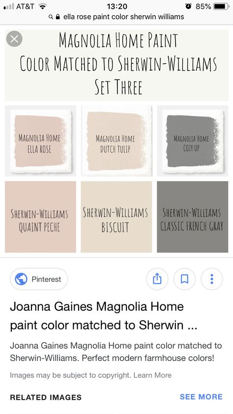 Blush Taupe Paint, Antique Rose Paint Color Magnolia Home, Blush Beige Paint, Ella Rose Paint Color, Ella Rose Magnolia Paint, Rose Paint Color, Tan Paint Colors, Magnolia Paint, Tan Paint