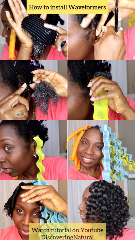 Waveformers On Natural Hair, Wave Formers On Natural Hair, Curlformers Natural Hair, Wave Formers, Natural Hair Care Tips, Hair Care Tips, Natural Hair Care, Hairstyle Ideas, Keratin