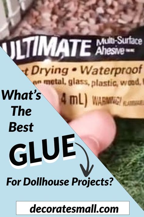 what's the best glue for dollhouse projects? Simple Dollhouse, Metal Glue, Spray Glue, Arts And Crafts For Adults, Dollhouse Diy, Best Glue, Graduation Gifts For Him, Miniature Dollhouse Furniture, Doll House Crafts