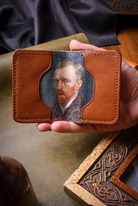 https://www.etsy.com/shop/WaaiLeather?ref=seller-platform-mcnav Best Slim Wallet, Wallet Craft, Diy Leather Projects, Slim Leather Wallet, Custom Wallet, Leather Passport Holder, Front Pocket Wallet, Handmade Leather Wallet, Leather Bifold Wallet