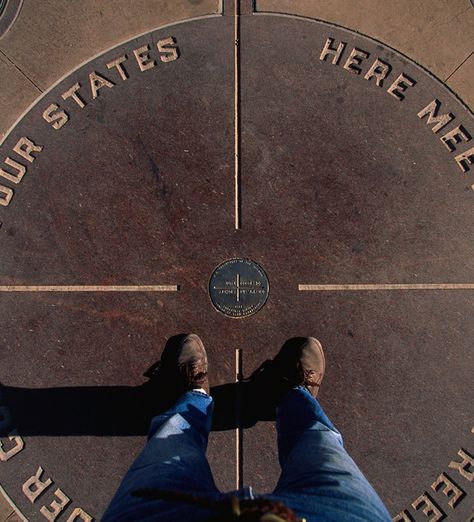 Four Corners Monument, America Trip, Road Trip Camping, Cross Country Trip, Facts About The World, Places In America, Surprising Facts, Summer Road Trip, Road Trippin