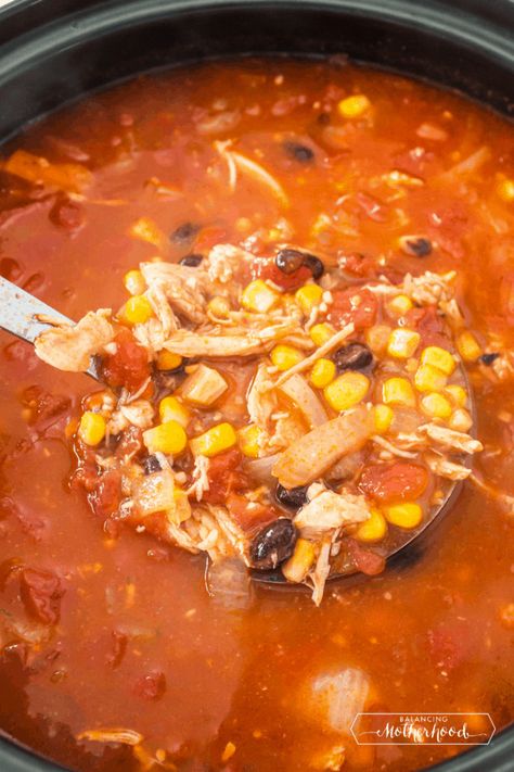 Chicken Corn Tortilla Soup, Crockpot Broth, Chicken Tortilla Soup Stove Top, Chicken Tortilla Soup Crockpot, Best Tortilla Soup Recipe, Tortillas Soup, Tortilla Soup Recipe Crockpot, Tortilla Soup Crockpot, Easy Tortilla Soup Recipe