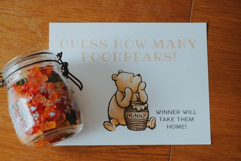 Guess How Many Bears Are In The Jar, Winnie The Pooh Themed Games, Guess How Many In A Jar, Guess How Many Gummy Bears In A Jar, How Many Gummy Bears In The Jar, Guess How Many Peanuts In A Jar, Guess How Many Honeycombs Winnie The Pooh, Guess How Many Honeycombs In The Jar, Winnie The Pooh Baby Shower Game Gifts