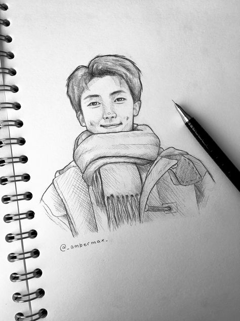 Bts Drawing Ideas, Anime Fan Art, Abstract Pencil Drawings, Rm Jimin, Art Sketches Pencil, Art Drawings Sketches Pencil, Kpop Drawings, Easy Drawings Sketches, Simple Cartoon