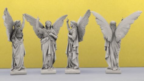 Objects, Decor: Angel Statue by TheJim07 – Mod The Sims 4. This funerary statue is located in the cemetery of Purkersdorf, a little town near Vienna, Austria. The post Angel Statue by TheJim07 at Mod The Sims 4 appeared first on Lana CC Finds - Sims 4 CC, Hair, Worlds, Cheats, Guides, Mods Sssvitlas. The Sims 4 Sims, Angel Makeup, Angel Statue, Angel Sculpture, Sims Games, Sims 4 Update, Angel Statues, Best Sims, Family Fashion