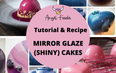 How to Make Mirror Glaze (Shiny) Cake Recipe & Tutorial Mirror Glaze Icing, Shiny Cake, Glaze Icing, Mirror Glaze Cake, Recipe Tutorial, Basic Cake, Cookie Business, Baking Tutorial, Mirror Glaze