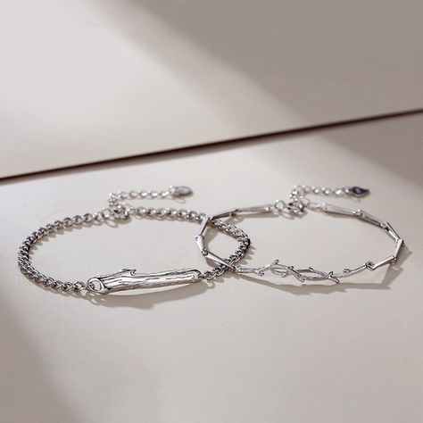 Hey, I found this really awesome Etsy listing at https://www.etsy.com/uk/listing/1121160781/925-sterling-silver-couples-bracelet Branch Bracelet, Matching Necklaces For Couples, Promise Bracelet, Matching Couple Bracelets, Couples Bracelets, Couples Ring Set, Couples Bracelet, Couple Bracelet, Design Bracelet