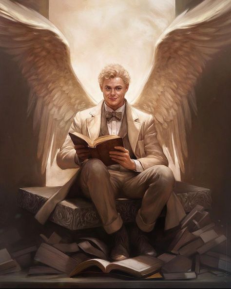 Crowley Aziraphale, Reece Shearsmith, Ancient Gods, Angel Posters, Good Omens Book, Here We Go Again, Michael Sheen, Most Favorite, Serie Tv