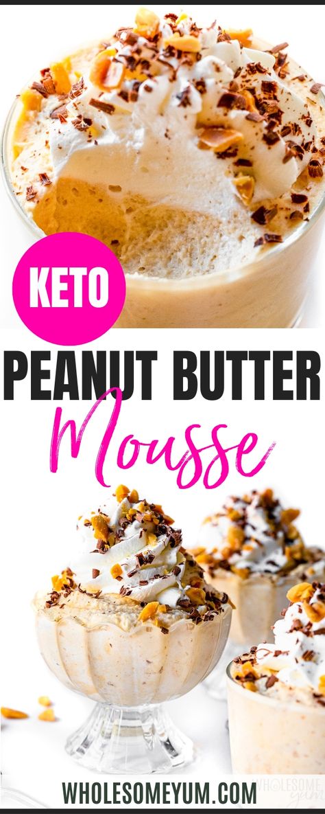 Keto Puddings, Keto Peanut Butter Mousse, Keto Mousse, Ketosis Diet Recipes, Keto Pudding, Mascarpone Recipes, Lowcarb Recipes, Keto Pasta, Keto Holiday Recipes