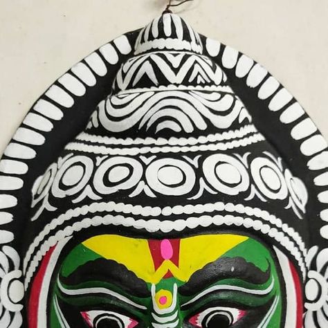 The Blue Trunk™ on Instagram: "***SOLD*** : : Handpainted Kathakali mask in papier mache : : 8 inches(height) × 8 inches(wide) Kerala , India ・・・ This is a finely handcrafted large sized papier mache Kathakali mask painted in traditional bright colours. A colourful addition to your living room wall. ・・・ DM for price Worldwide shipping Please check dimensions for size No returns ・・・ #kathakali #antiqueshop #antique #heritage #beautifulhomes #decor #indianart #metalcraft #bronze #history #antiquelove #instagood #deepam #indianhomedecor #collectibles #indiandecorideas #vintagedefinitely #vintagedecor #kerala #foodprops #photoprops #villaku #vintagelove#indianlamp #southindianlamps #southindianantiques #indiandecorinspiration #southindiantradition #indianculture #thebluetrunk" Kathakali Mask, Indian Lamps, Mask Painting, Food Props, Kerala India, Indian Decor, Indian Home Decor, Metal Crafts, Bright Colours