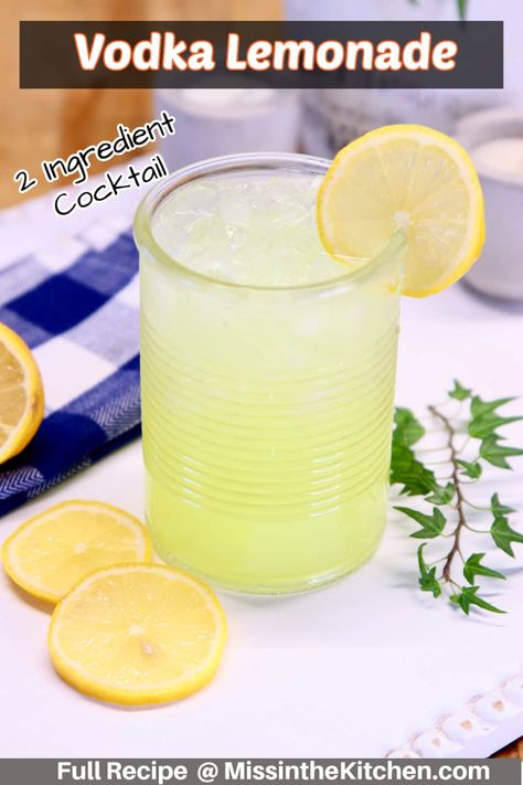 Vodka Lemonade Drinks, Summer Mixed Drinks, Pink Lemonade Vodka, How To Make Vodka, Vodka Punch, Lemonade Punch, Party Backyard, Lemon Vodka, Party Drinks Alcohol